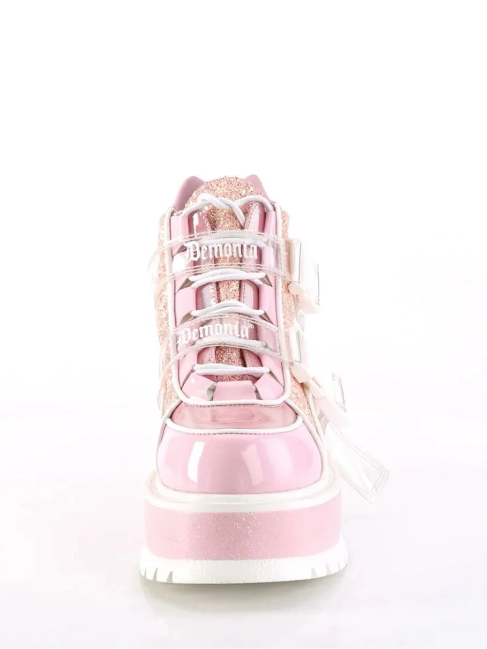Demonia 2 Inch Platform Shoes SLACKER-50 Baby Pink